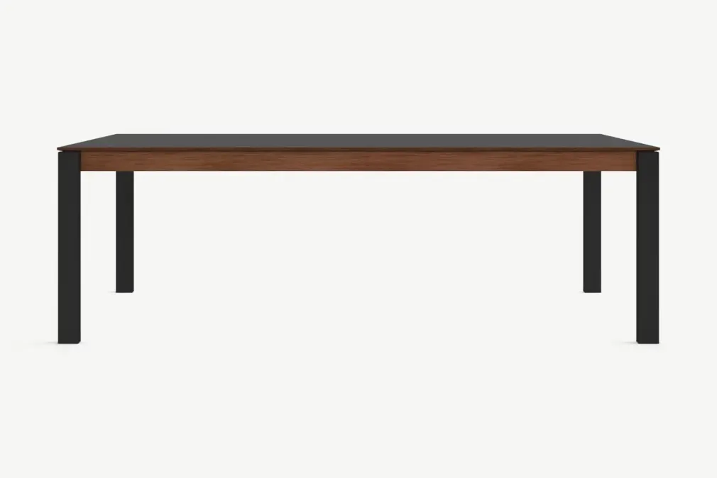 Mesa de Comedor 10 Asientos Corinna – Nogal y Negro