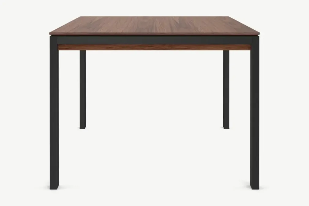 Mesa de Comedor 6 Asientos Corinna – Nogal y Negro