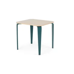 Mesa de Comedor Compacta Alma – Azul Cerceta y Fresno
