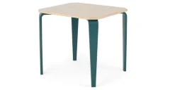 Mesa de Comedor Compacta Alma – Azul Cerceta y Fresno