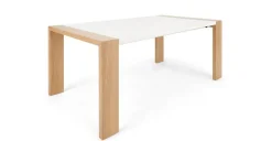 Mesa de Comedor Ethan – Roble y Blanco