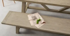 Mesa de Comedor Extra Grande Iona – Madera de Pino