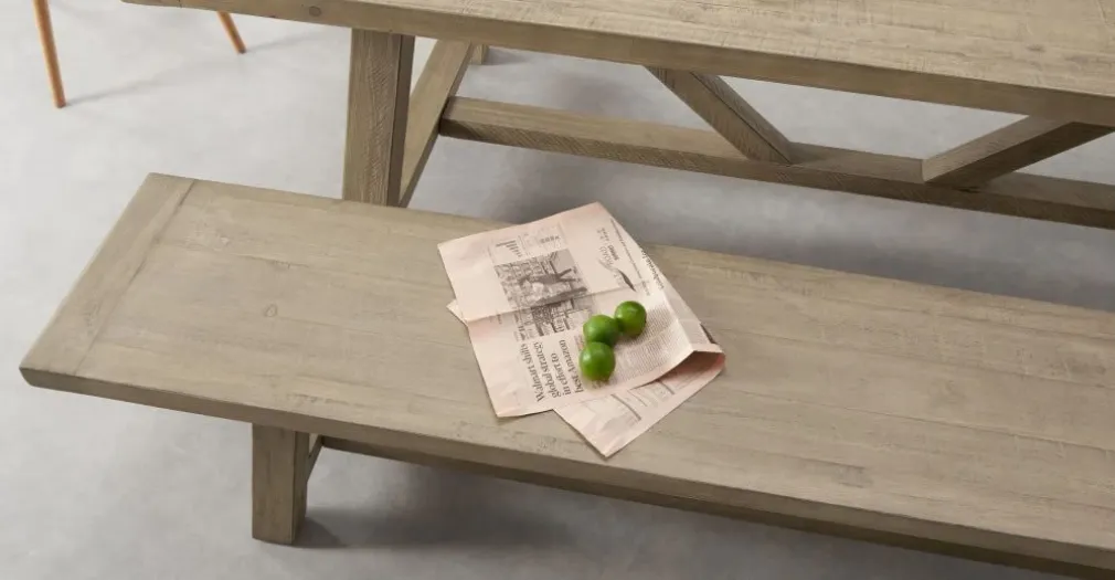 Mesa de Comedor Extra Grande Iona – Madera de Pino
