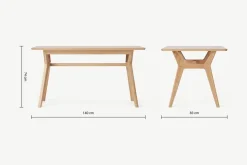 Mesa de Comedor Jenson – Roble