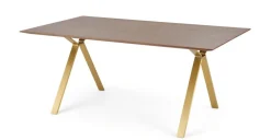 Mesa de Comedor Keaton – Nogal y Metal