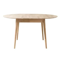 Mesa de Comedor Ovalada Escandi 155 cm – Roble Claro