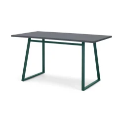Mesa de Comedor Rectangular Catfield – Verde y Gris