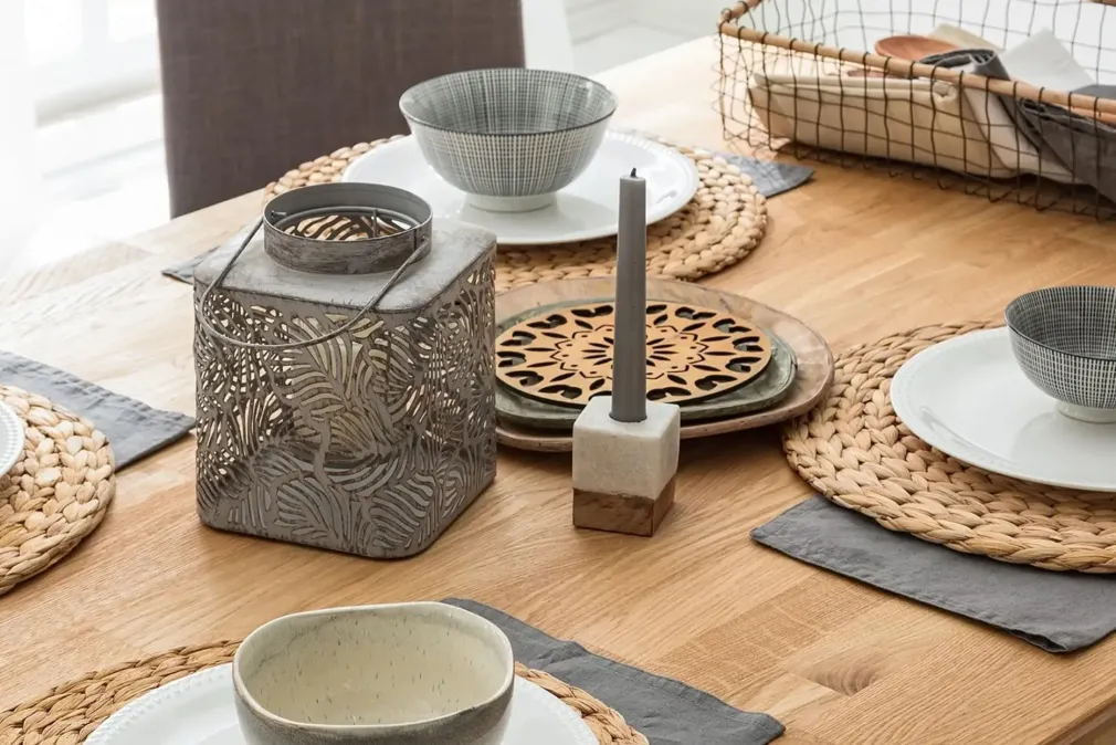 Mesa de Comedor Rectangular Escandi 120 cm – Roble