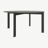 Mesa de Comedor Redonda 8 Asientos Niven – Gris y Negro