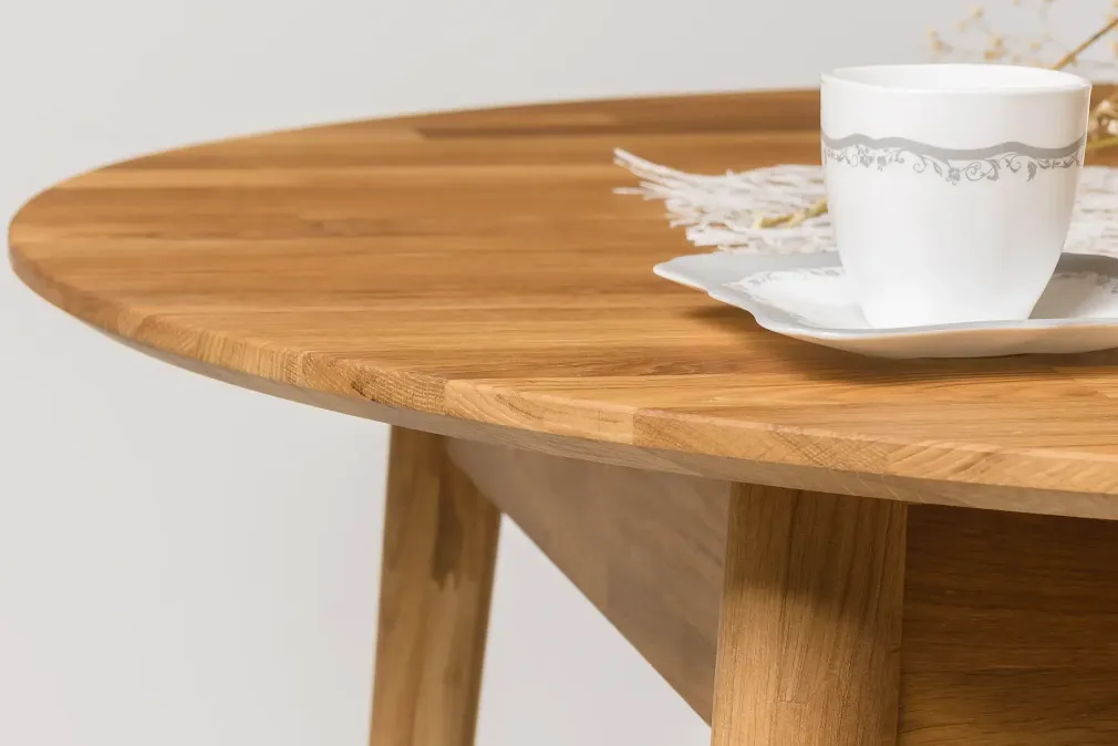 Mesa de Comedor Redonda Escandi 100 cm – Roble