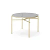 Mesa de Comedor Redonda Stanley – Cristal y Metal