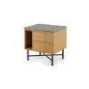 Mesa de Noche Dara – Roble & Hormigón