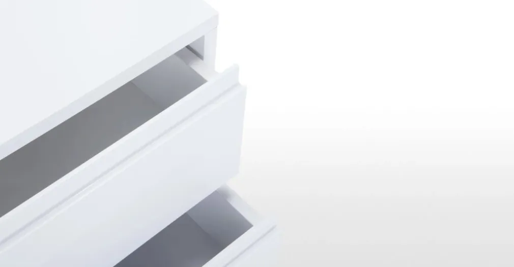 Mesa de Noche Elona – Blanco Brillante