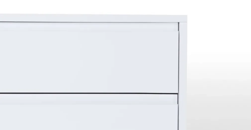 Mesa de Noche Elona – Blanco Brillante
