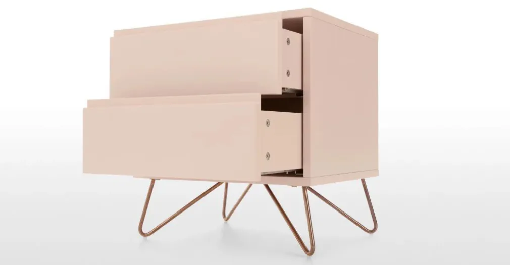 Mesa de Noche Elona – Rosa Empolvado