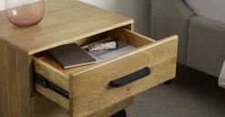 Mesa de noche Lucien – Madera de mango clara