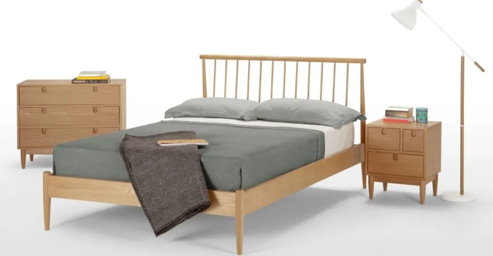 Mesa de noche Multicajones Penn – Roble