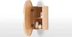 Mueble de pared con espejo Penn – Roble