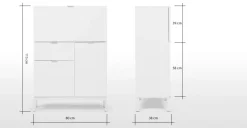 Mueble Multifuncional Marcell – Blanca