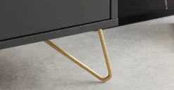Mueble multimedia Elona – Gris Carbón