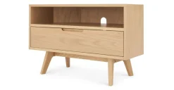 Mueble multimedia esquinero Jenson – Roble