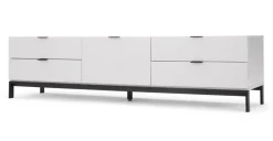 Mueble multimedia grande Marcell – Gris claro