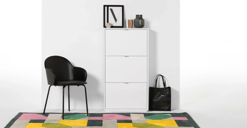 Mueble zapatero Marcell – Blanco
