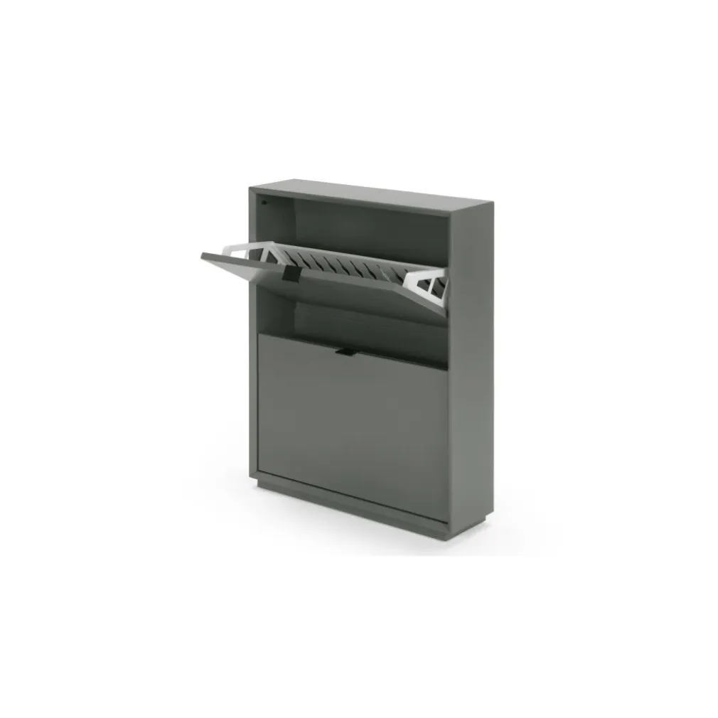 Mueble zapatero pequeño Marcell – Gris
