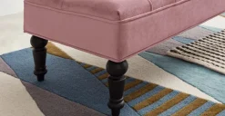 Otomana Bouji – Terciopelo rosa empolvado