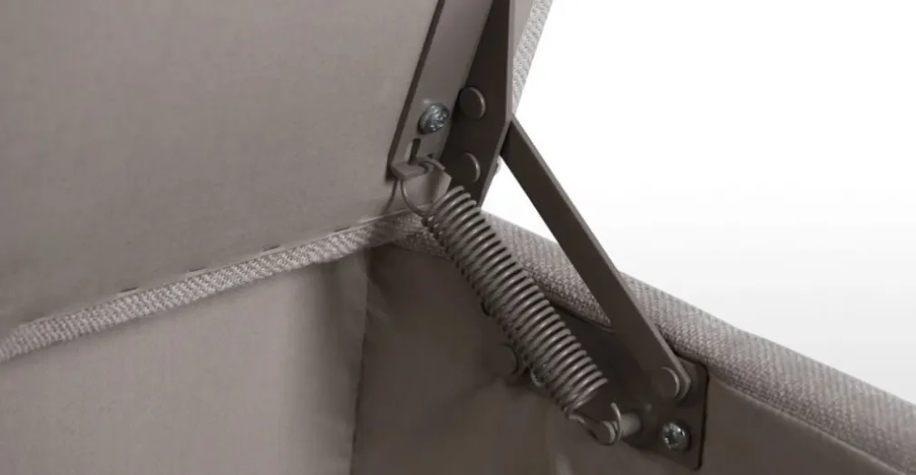 Otomana con almacenaje Orkney – Gris lechuza