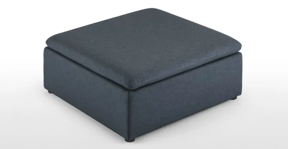 Otomana para Sofá Modular Victor – Azul Lino