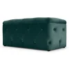 Puf con Almacenaje Rectangular Hampton – Azul Espuma de Mar