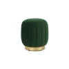 Puf Pequeño con Base de Acero Inoxidable Adie – Verde Pino