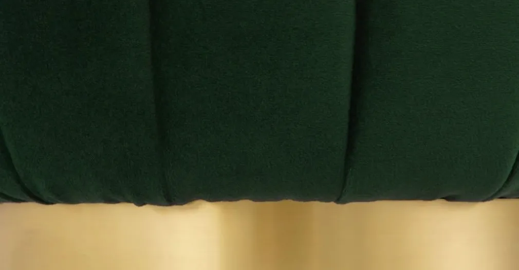Puf Pequeño con Base de Acero Inoxidable Adie – Verde Pino