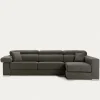 Seccional con Chaise Longue a la Derecha Dolmen – Gris Oscuro