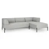 Seccional con Chaise Longue a la Derecha Kiva – Gris Granizo