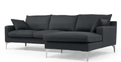 Seccional con Chaise Longue a la Derecha Mendini – Gris Antracita