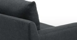 Seccional con Chaise Longue a la Derecha Mendini – Gris Antracita