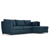 Seccional con Chaise Longue a la Derecha Milner – Azul Ártico