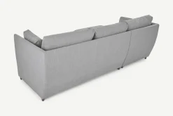 Seccional con Chaise Longue a la Derecha Milner – Gris Granito