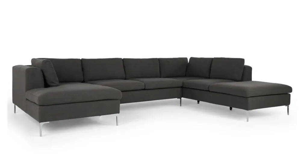 Seccional con Chaise Longue a la Derecha Monterosso – Gris Marengo