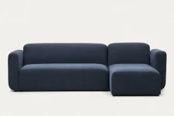 Seccional con Chaise Longue a la Derecha Neom – Azul Marino