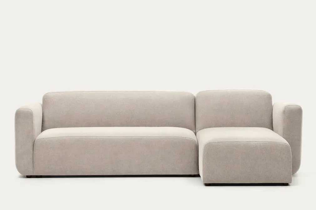 Seccional con Chaise Longue a la Derecha Neom – Beige