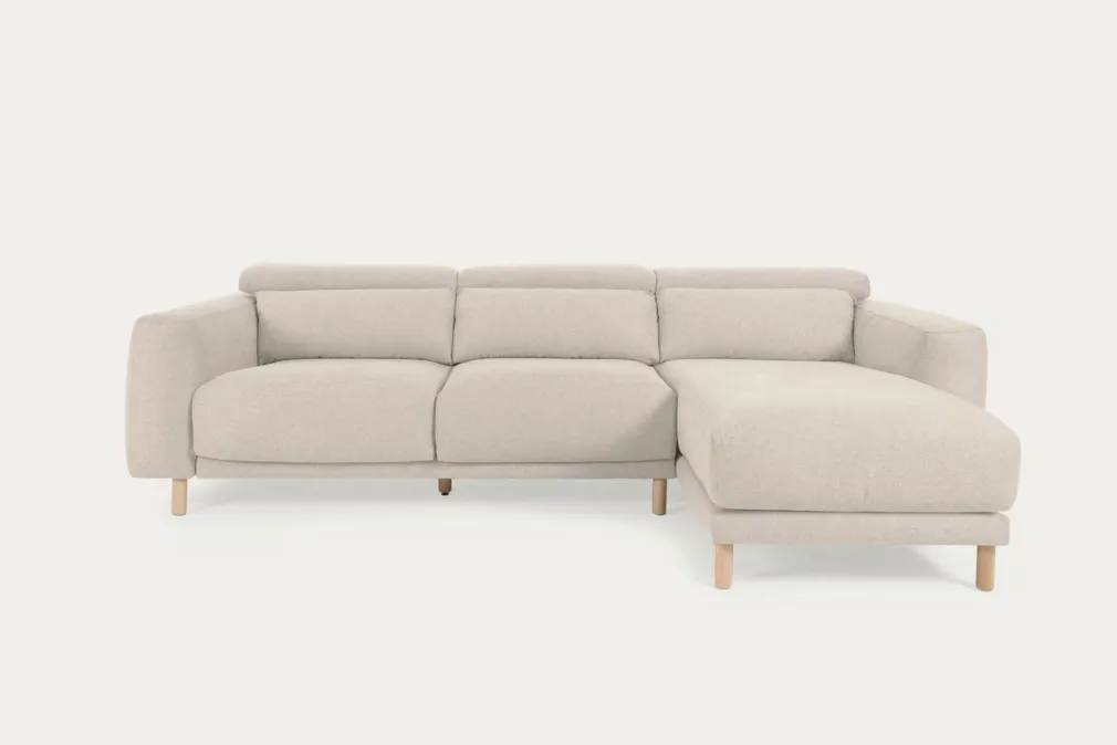 Seccional con Chaise Longue a la Derecha Singa – Crudo