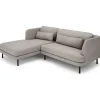 Seccional con Chaise Longue a la Izquierda Herman – Gris Manhattan