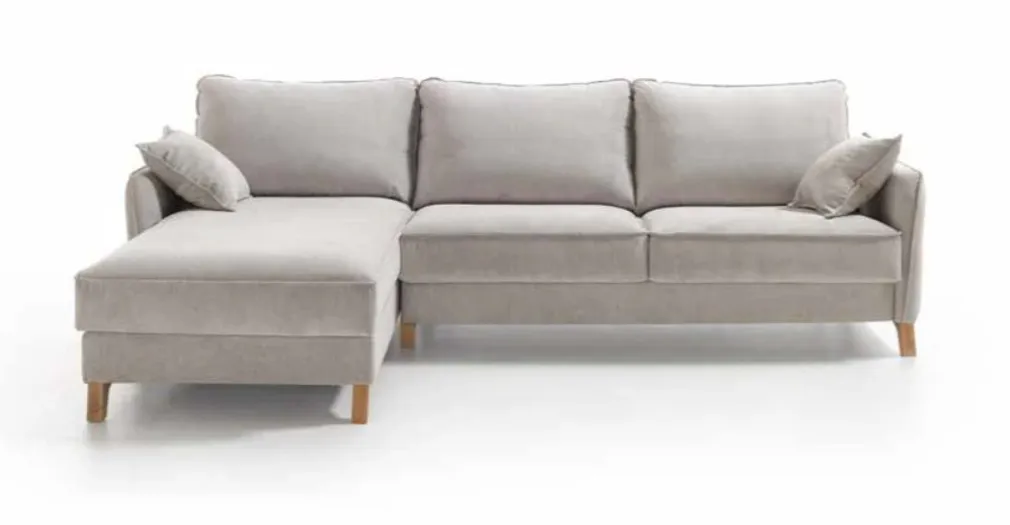 Seccional con Chaise Longue a la Izquierda Litchy – Blanco