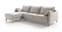 Seccional con Chaise Longue a la Izquierda Litchy – Blanco