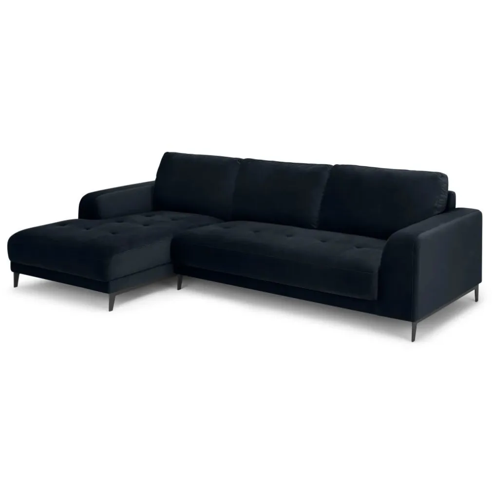 Seccional con Chaise Longue a la Izquierda Luciano – Azul Crepúsculo