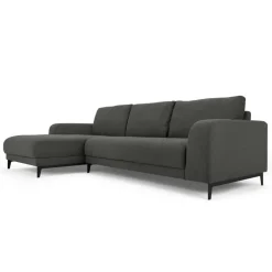 Seccional con Chaise Longue a la Izquierda Luciano – Gris Hudson