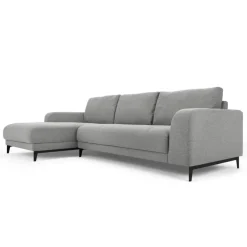 Seccional con Chaise Longue a la Izquierda Luciano – Gris Montaña